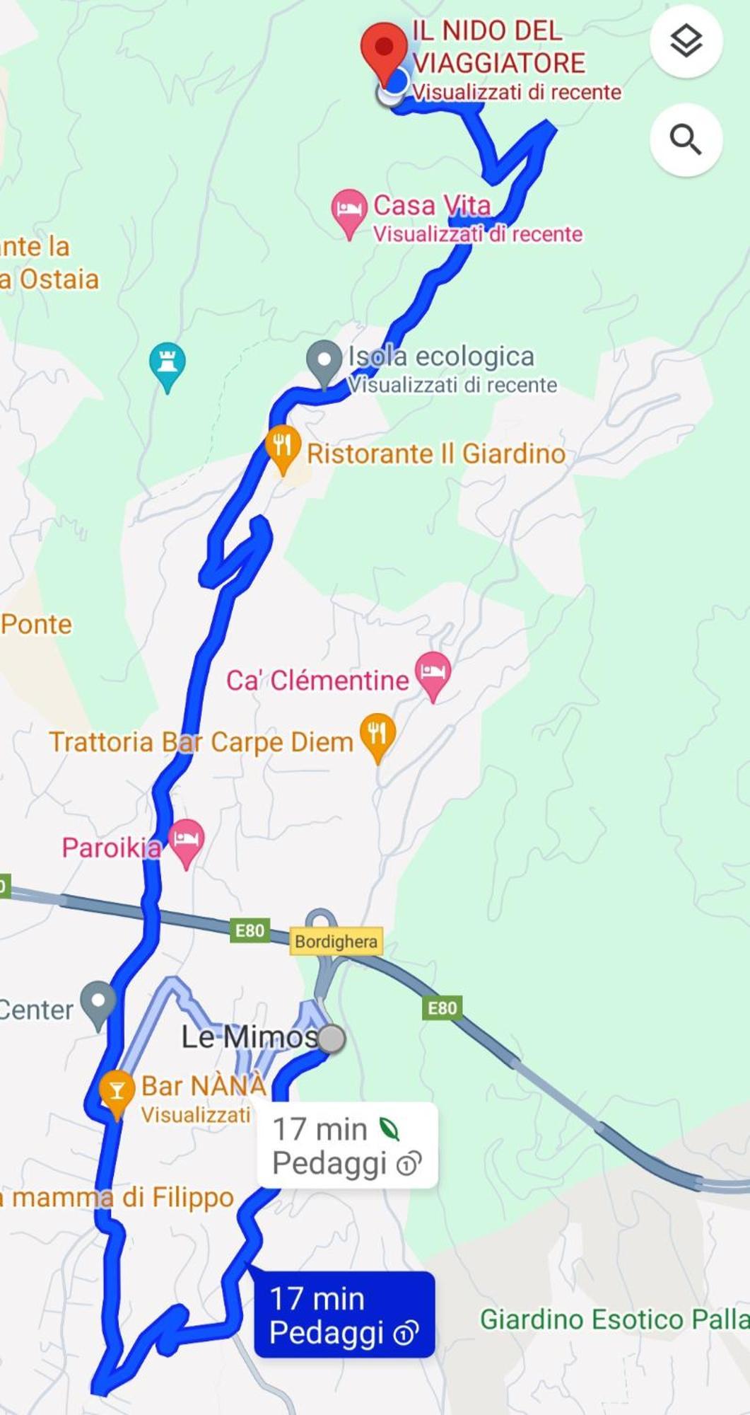 Il Nido Del Viaggiatore Vallebona Luaran gambar